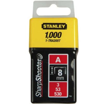 Скоби Stanley Light Duty тип а, 8мм, 1000шт (1-TRA205T) - зображення 1
