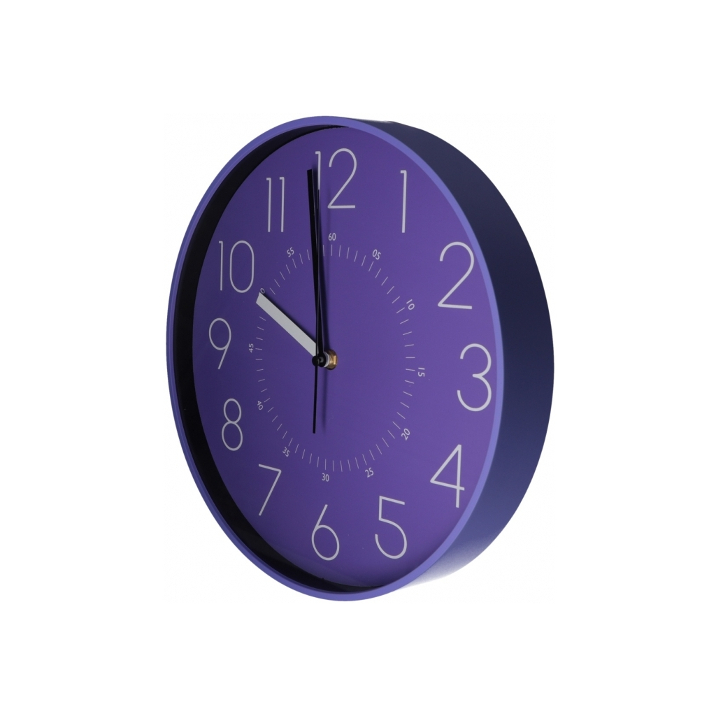 Настінний годинник Optima Flash пластиковий, синій (O52097) - зображення 2