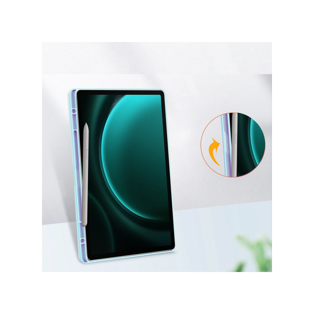 Чохол до планшета BeCover Soft Edge stylus holder Samsung Tab S9 Plus (SM-X810/SM-X816)/S9 FE Plus (SM-X610/SM-X616) 12.4" (710407) - зображення 8