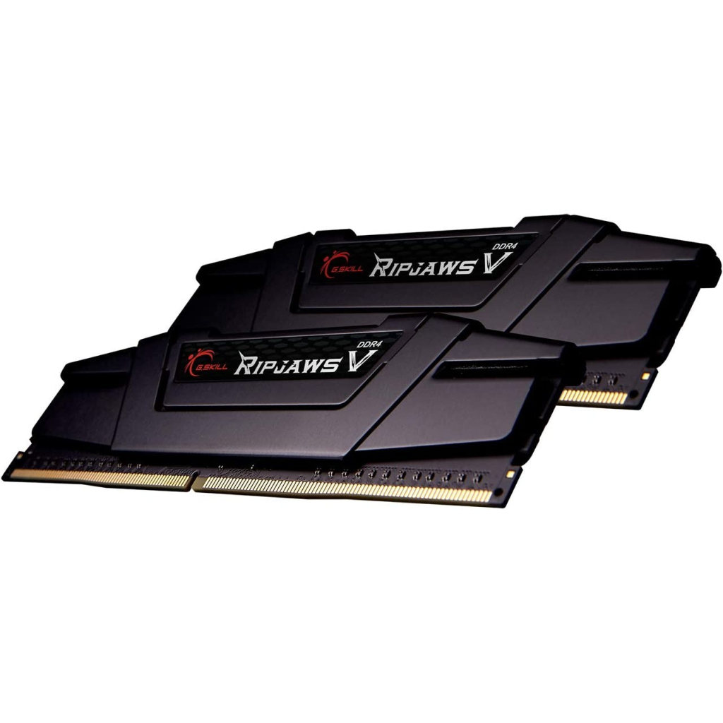 Модуль пам'яті для комп'ютера DDR4 64GB (2x32GB) 4400 MHz RipjawsV Black G.Skill (F4-4400C19D-64GVK) - зображення 2