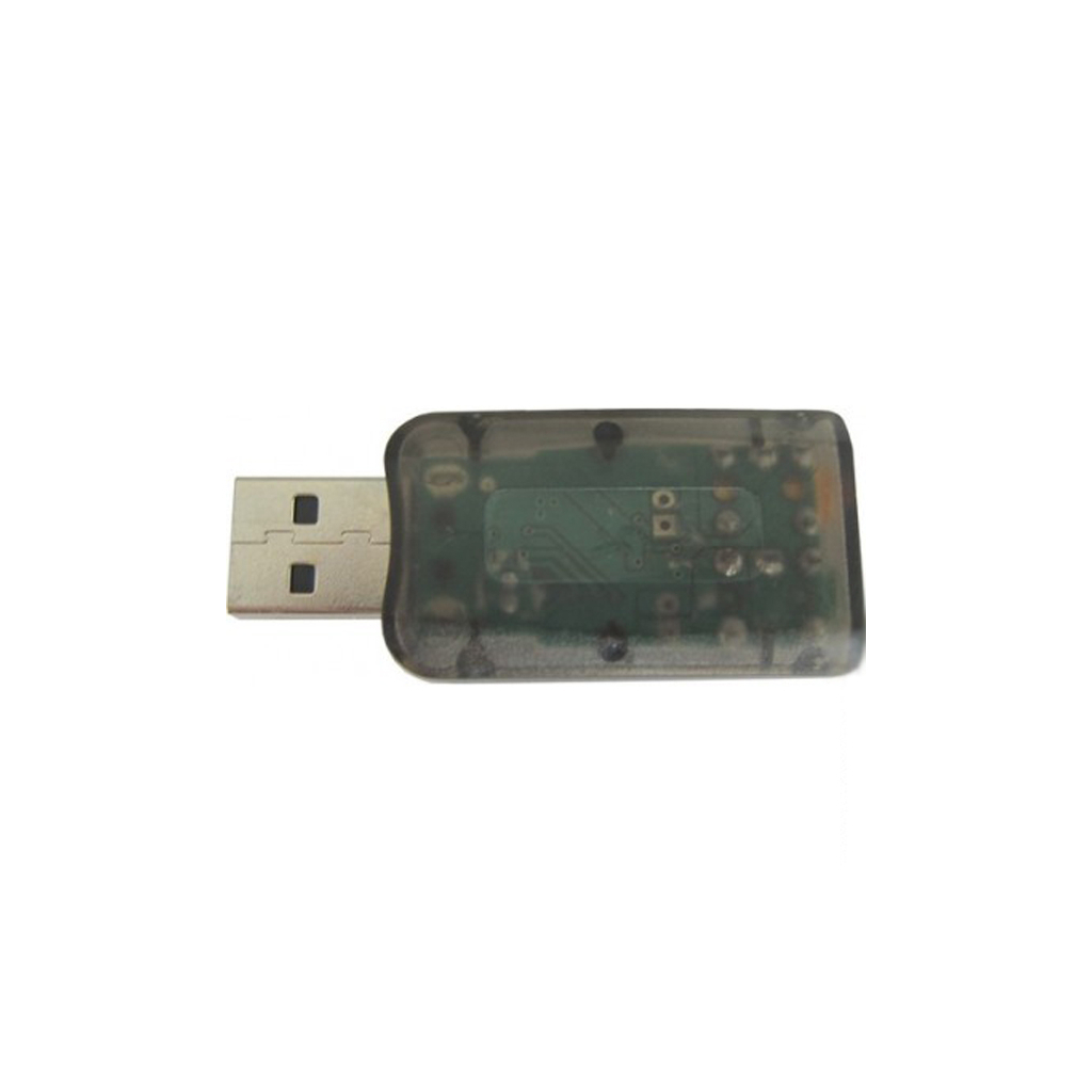 Звукова плата Dynamode USB 6(5.1) 3D RTL dark gray (USB-SOUNDCARD2.0 black) - изображение 2