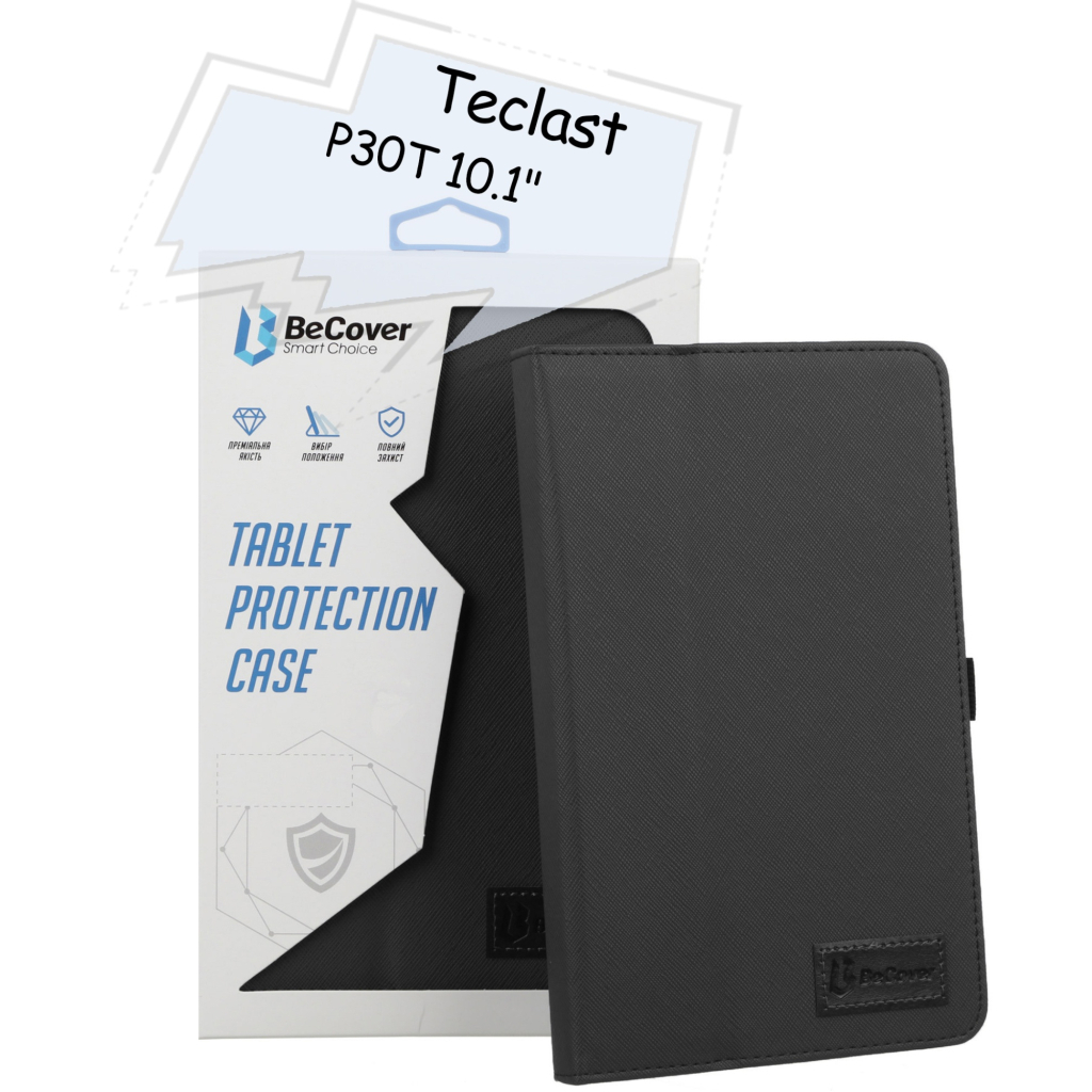 Чохол до планшета BeCover Slimbook Teclast P30T 10.1" Black (713097) - зображення 1