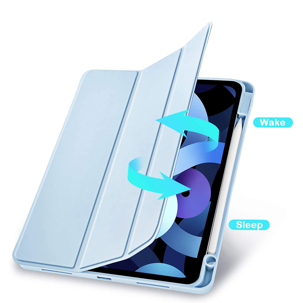 Чохол до планшета BeCover Direct Charge Pen mount Pencil Apple iPad 10.9" 2022 Light Blue (708499) - зображення 4