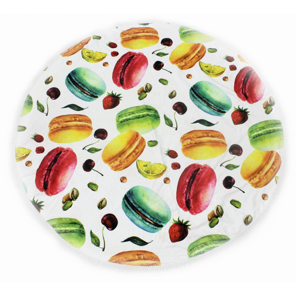 Рушник MirSon пляжний 5066 Summer Time Macaroons 150x150 см (2200003947748) - зображення 1