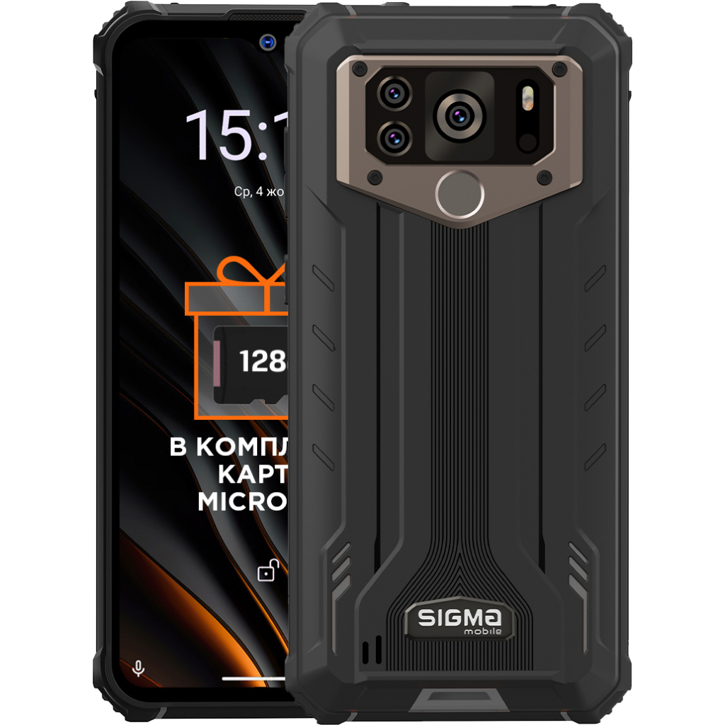 Мобільний телефон Sigma X-treme PQ55 Black (4827798337912) - зображення 1