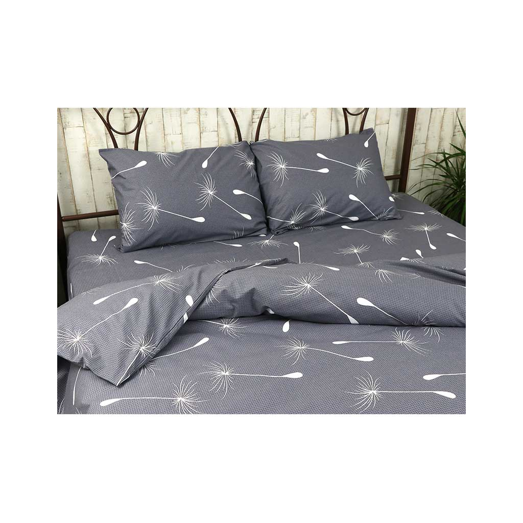 Простирадло Руно бязь Fly Grey 200х220 см (82.114Б_Fly grey) - зображення 5