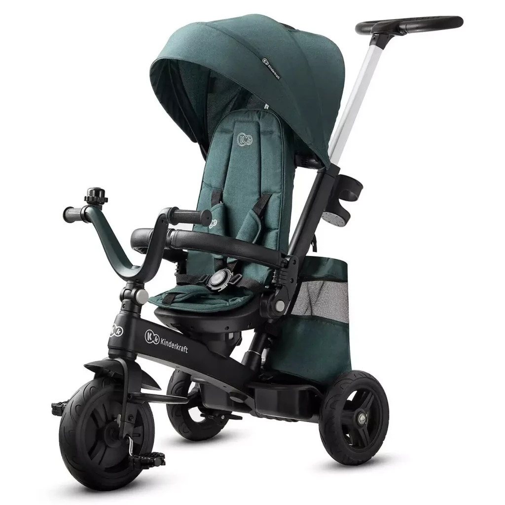 Дитячий велосипед Kinderkraft Easytwist Midnight Green (KKRETWIGRE0000) (5902533914500) - зображення 1