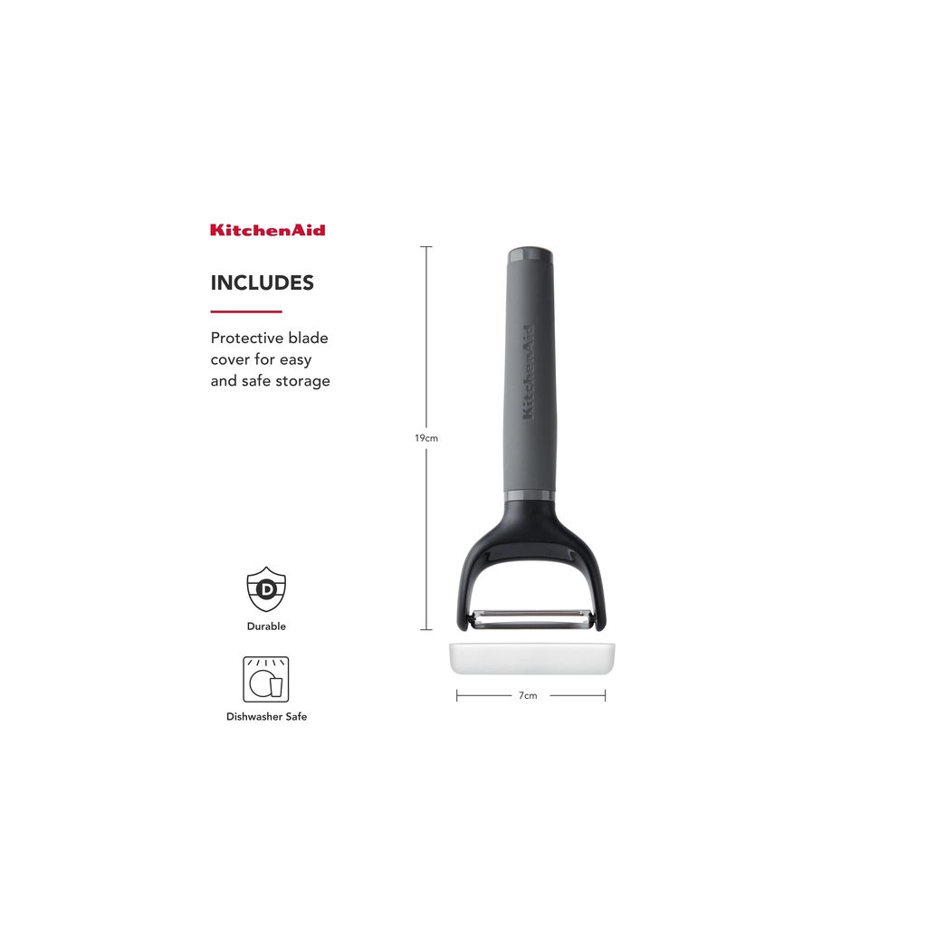 Овочечистка KitchenAid Coreline, горизонтальна 18,8 см, сірий (KAS145OHCGG) - зображення 4