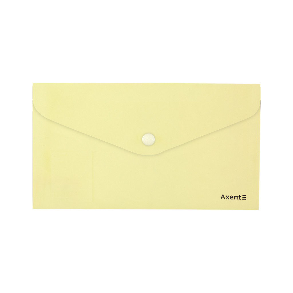 Папка - конверт Axent DL 180мкм Pastelini Жовта (1414-08-A) - зображення 1