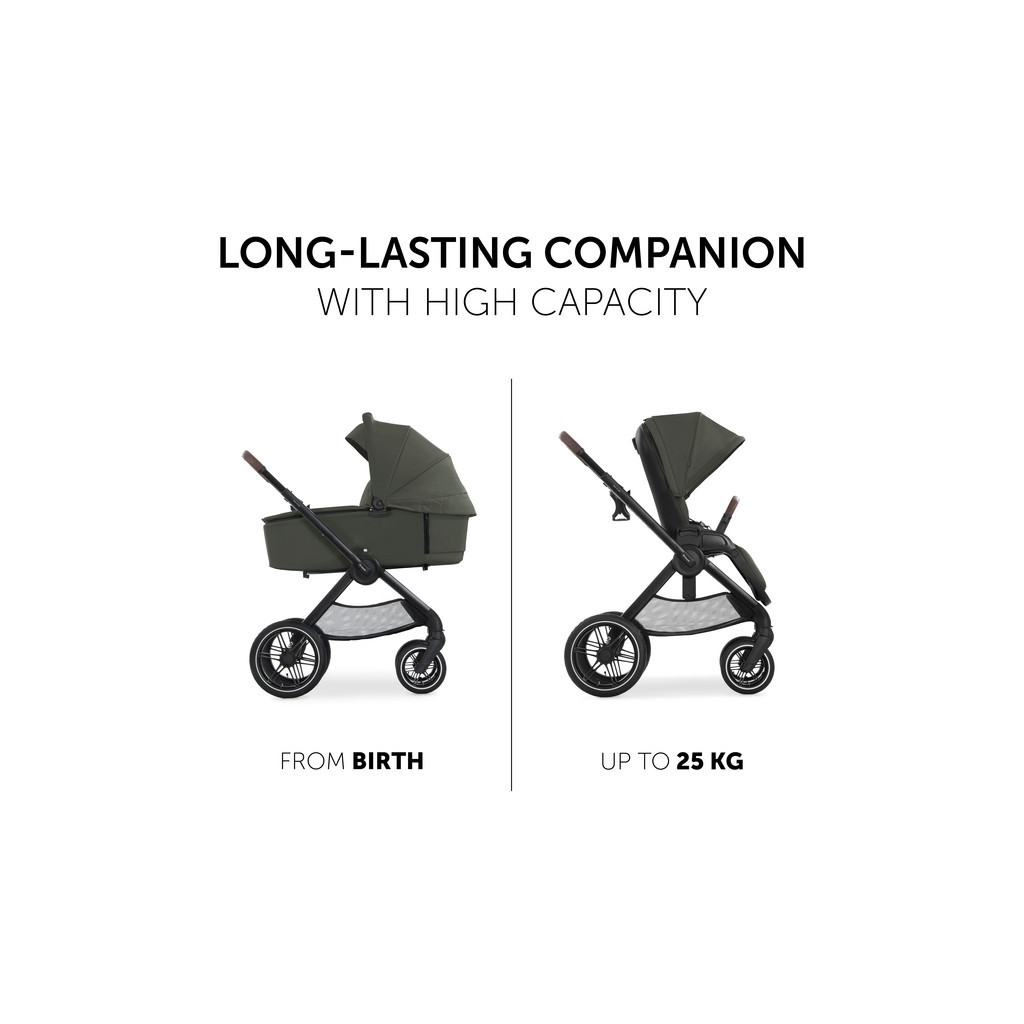 Коляска Hauck 2 в 1 Walk N Care Air (Dark Olive) (16549-2) - зображення 6