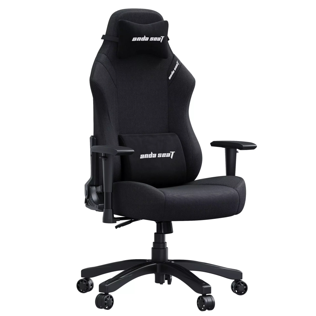 Крісло ігрове Anda Seat Luna Fabric Size L Black (AD18-44-B-F) - зображення 2