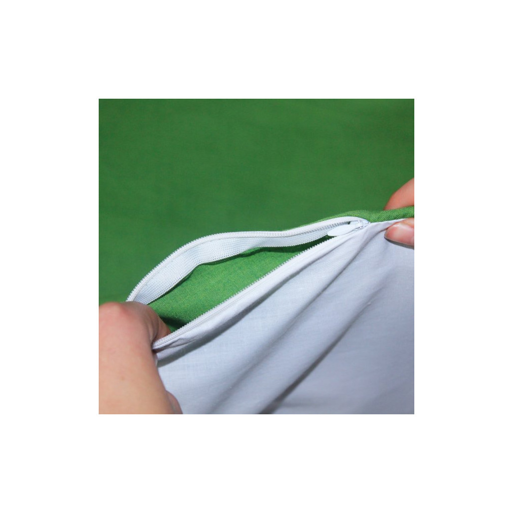 Постільна білизна MirSon Ranforce Elite Green Diego (11-2107 + 18-0130) 200х220 (2200004679631) - зображення 4
