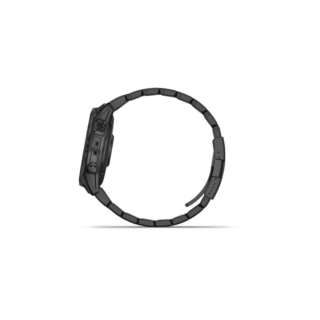 Смарт-годинник Garmin fenix 7 Sapph Sol, Carbon Gray DLC Ti w/ DLC Ti Bracelet, GPS (010-02540-39) - зображення 10