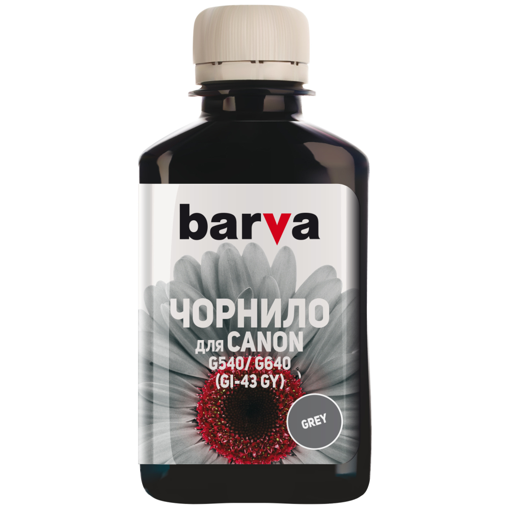 Чорнило Barva Canon GI-43 180 мл, GY (CGI43-852) - зображення 1