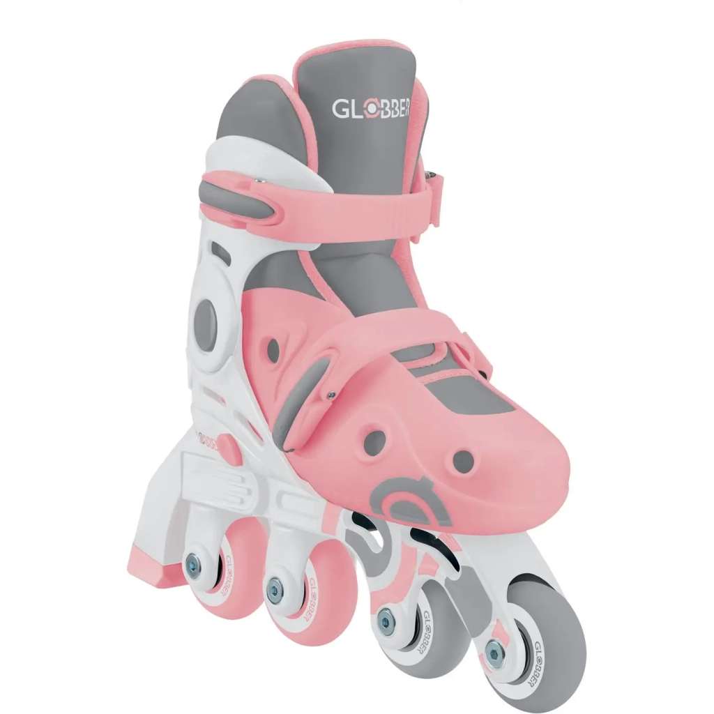 Роликові ковзани Globber 2в1 пастельно-рожеві р.30-33, до 60кг, 5+ (783-210) - зображення 3