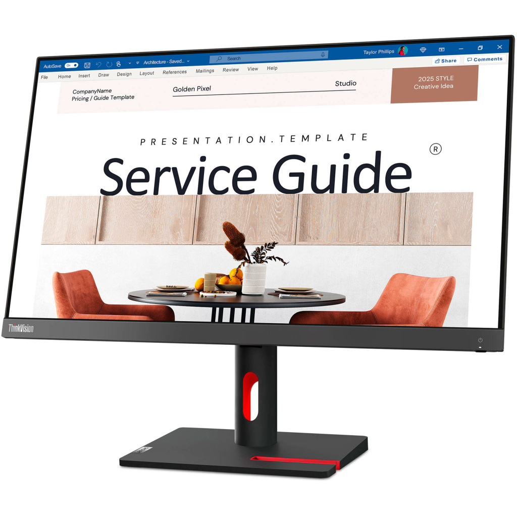 Монітор Lenovo ThinkVision S24i-30 (63DEKAR3EU) - зображення 3