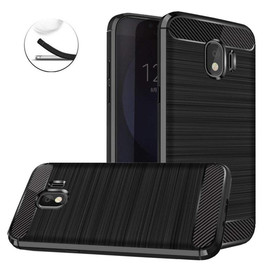 Чохол до мобільного телефона Laudtec Samsung J4/J400 Carbon Fiber (Black) (LT-J400F) - зображення 3