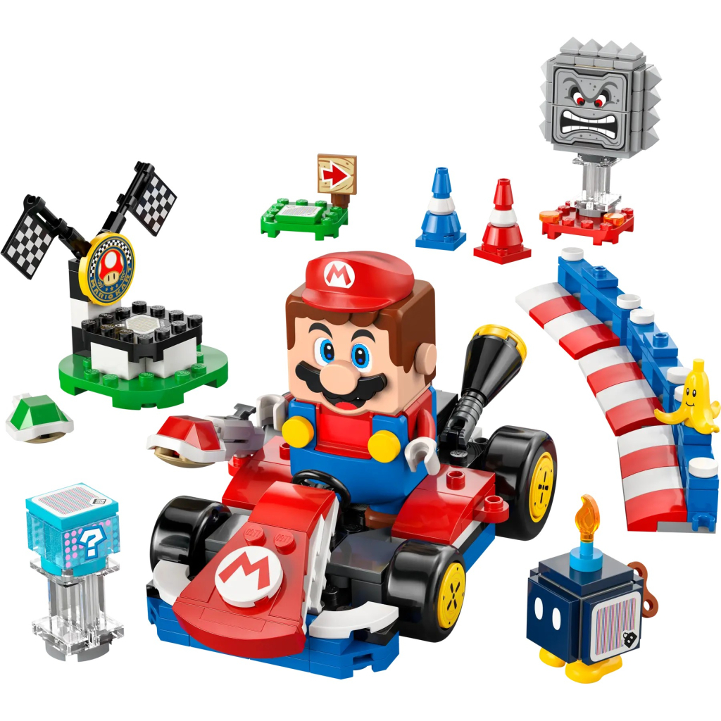 Конструктор LEGO Super Mario Mario Kart – Interactive Mario та Standard Kart (72043) - зображення 3