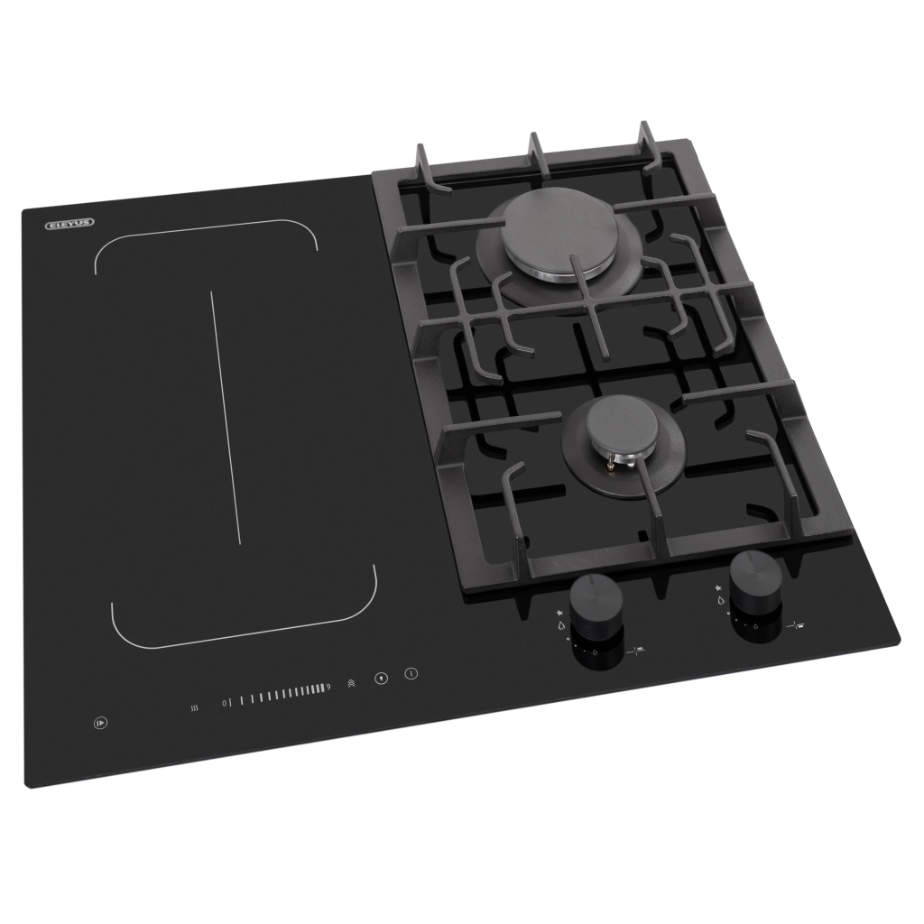 Варочна поверхня Eleyus H1СBHG SLME 60 BL I2 CF - зображення 3