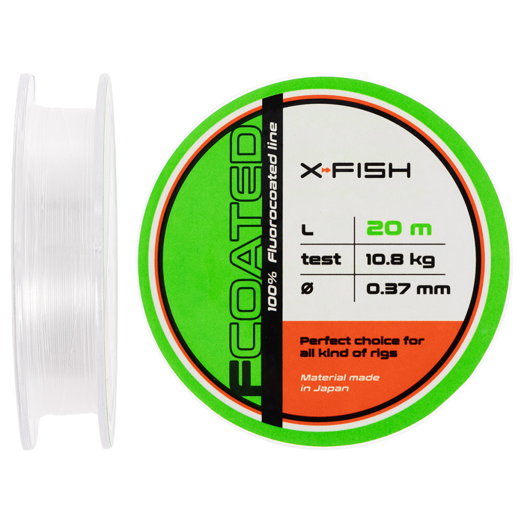 Флюорокарбон X-Fish FCoated 20m 0.37mm 10.8kg (1917.01.50) - зображення 1