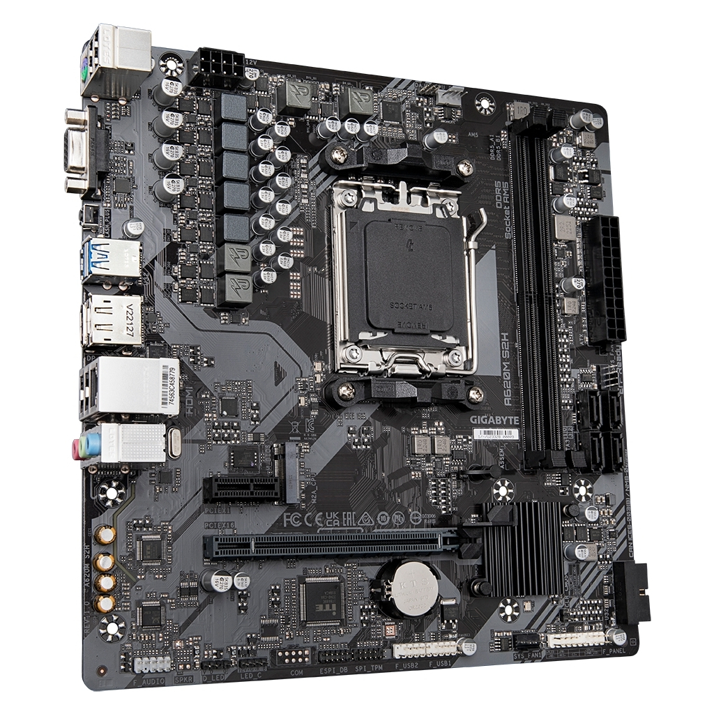 Материнська плата GIGABYTE A620M S2H - зображення 3