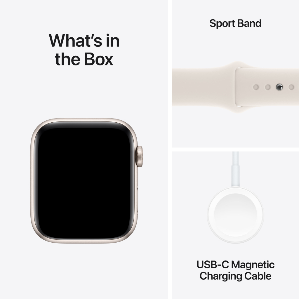 Смарт-годинник Apple Watch SE GPS + Cellular 40mm Starlight Aluminium Case with Starlight Sport Band - S/M (MXGJ3QH/A) - зображення 7