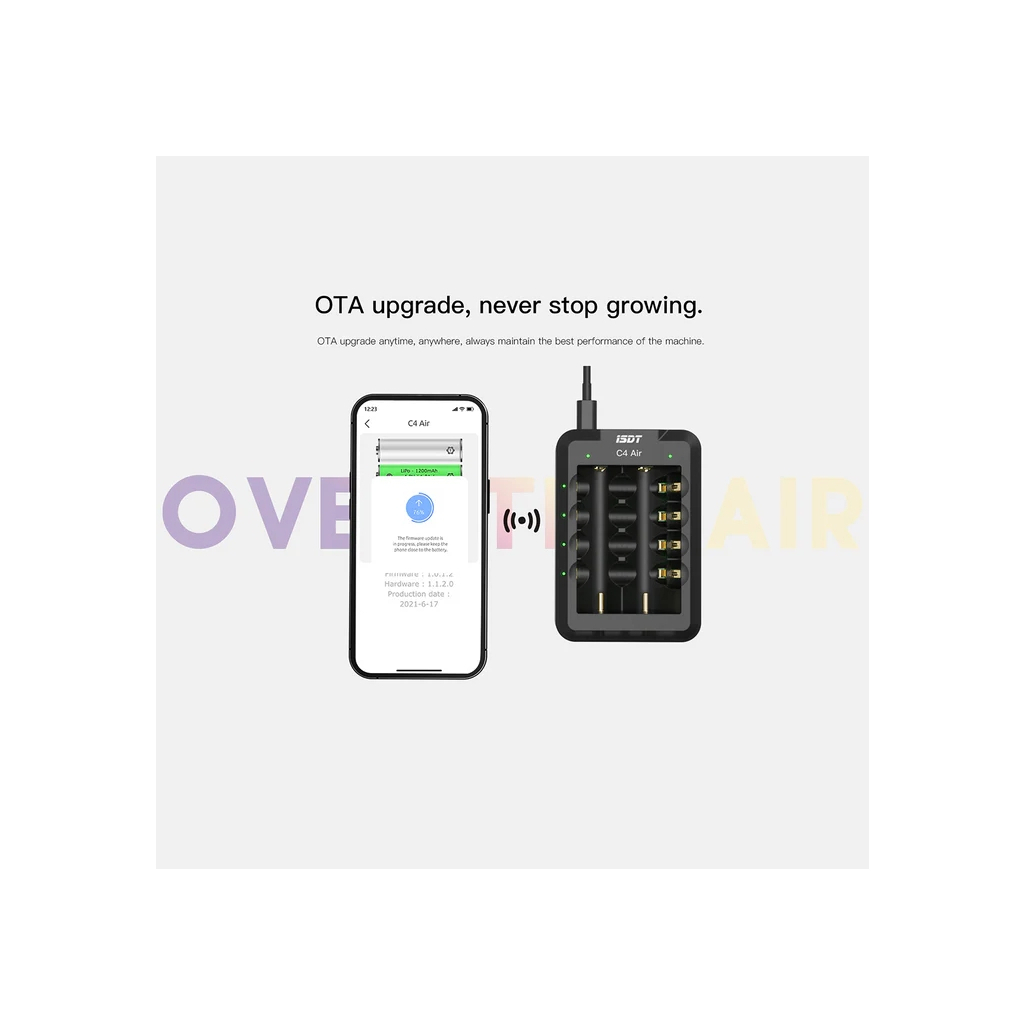 Зарядний пристрій для акумуляторів iSDT C4 Air Quick Battery Charger (iSDT-C4) - изображение 7