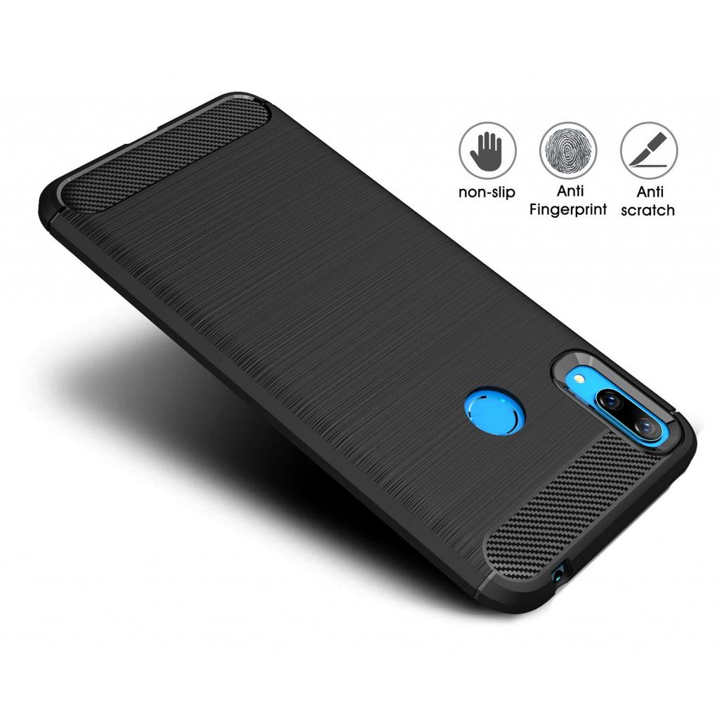 Чохол до мобільного телефона Laudtec Huawei Y7 2019 Carbon Fiber (Black) (LT-HY72019B) - зображення 3