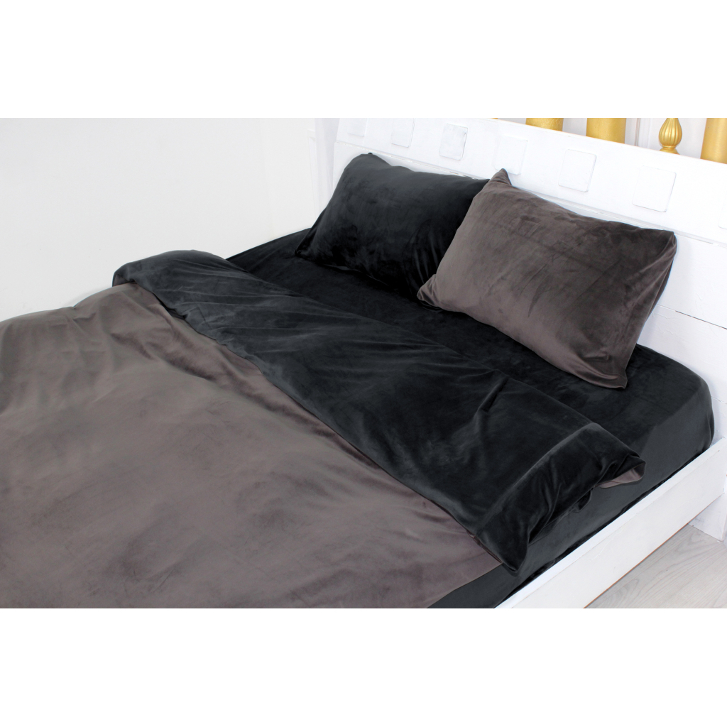 Постільна білизна MirSon Велюр Winter Frost 28-0007 + 28-0003 Rhodies Velvet 220х240 (2200004009827) - зображення 3