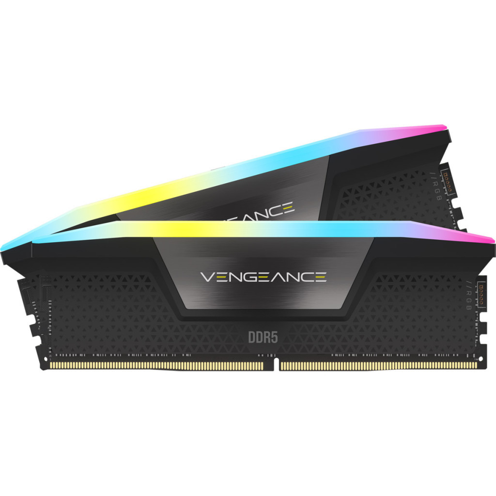 Модуль пам'яті для комп'ютера DDR5 64GB (2x32GB) 6000 MHz Vengeance RGB Corsair (CMH64GX5M2B6000C38) - зображення 3