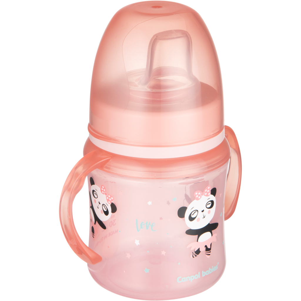 Поїльник-непроливайка Canpol babies EasyStart 120 мл - Sweet Fun рожева (35/207_pin) - зображення 2