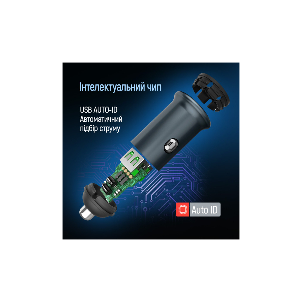 Зарядний пристрій ColorWay USB-C PD30W + USB QC3.0 car adapter (CW-CHA065PD-GR) - зображення 5