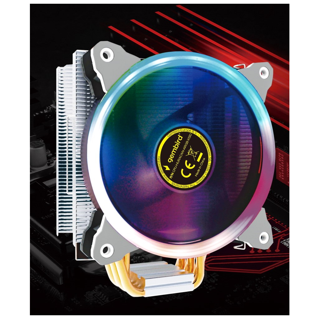 Кулер до процесора Gembird CPU-HURACAN-ARGB-X130 - зображення 7
