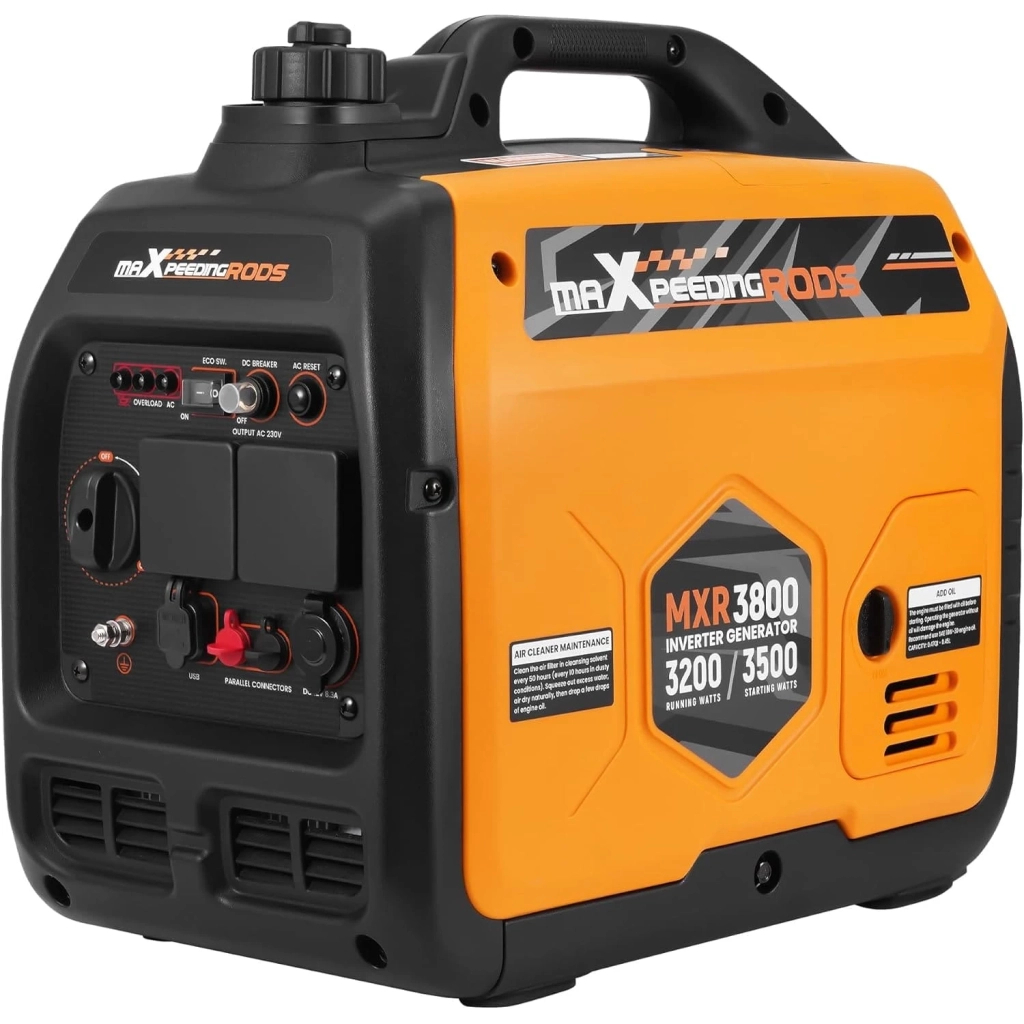 Генератор maXpeedingRODS MXR3800 інверторний 3,2 kW, 220V, 50Hz, 4л, ручний запуск (mxr3800) - зображення 1