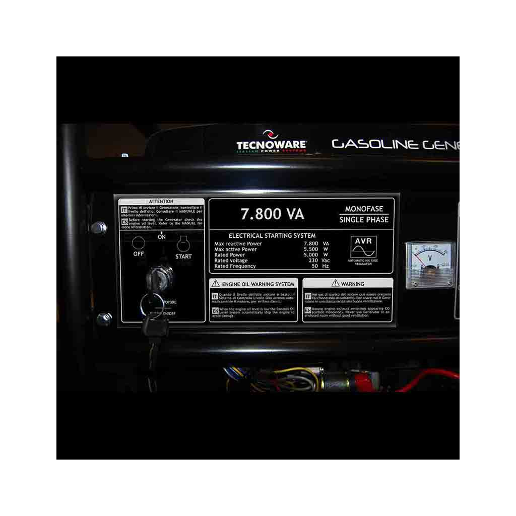 Генератор TECNOWARE FGE7800E 5.5kW, електростарт (FGE7800E) - зображення 2