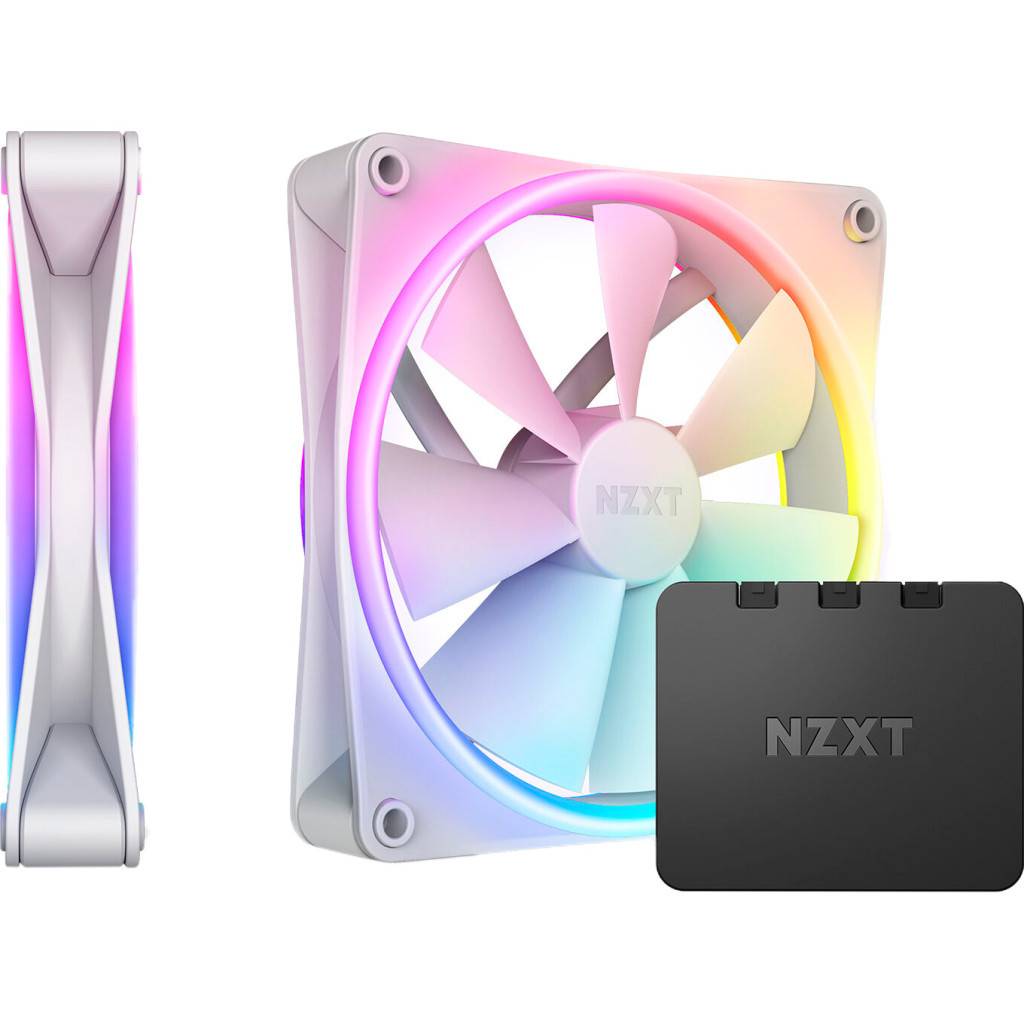 Кулер до корпусу NZXT F140RGB Duo (RF-D14DF-W1) - зображення 1