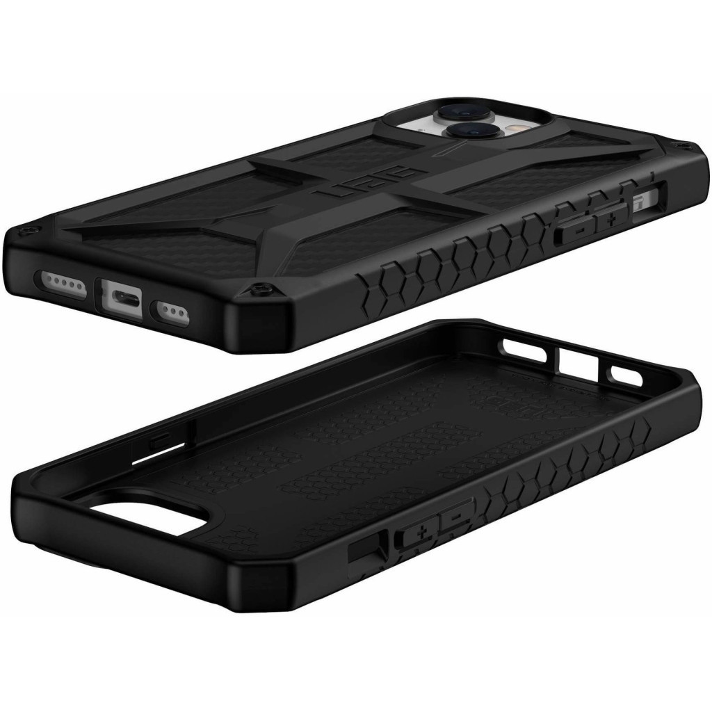 Чохол до мобільного телефона UAG Apple iPhone 14 Plus Monarch, Carbon Fiber (114033114242) - зображення 10