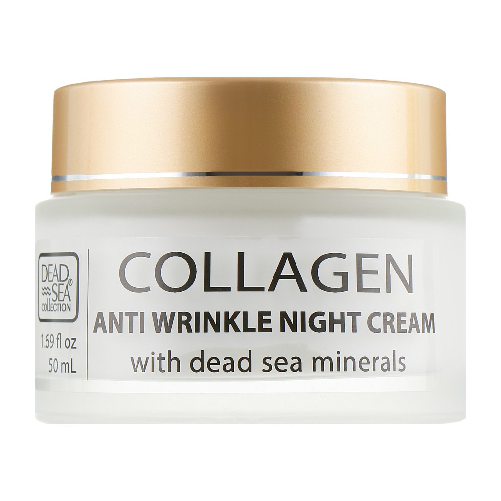 Крем для обличчя Dead Sea Collection нічний проти зморшок з колагеном 50 мл (830668009479) - зображення 2