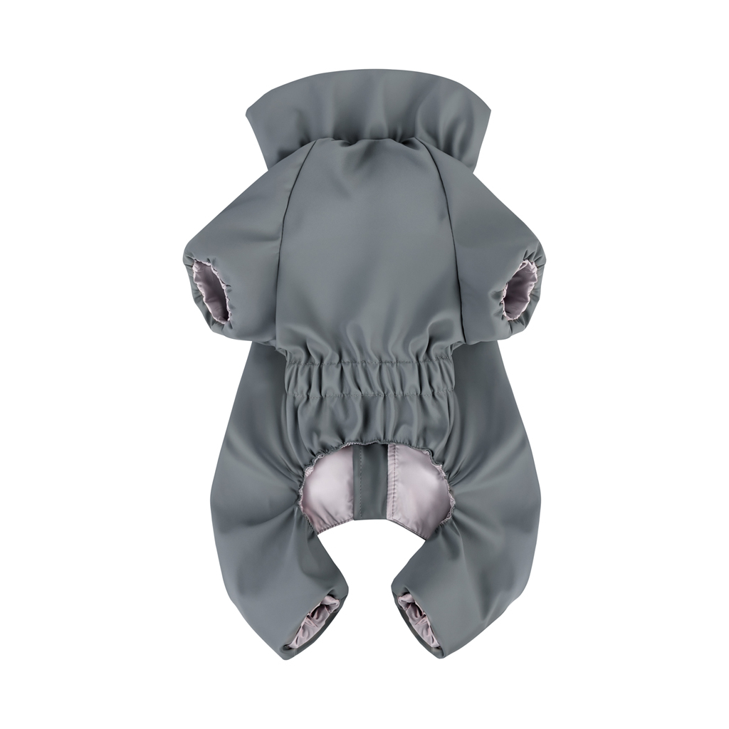 Дощовик для тварин WAUDOG Clothes водонепроникний S40 сірий (198611) - зображення 2