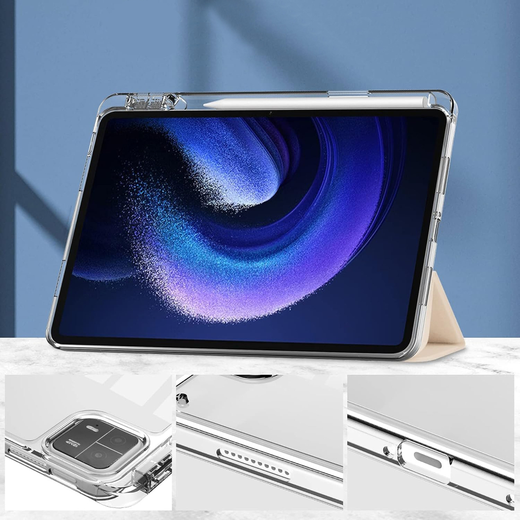 Чохол до планшета BeCover TPU Edge stylus mount Xiaomi Mi Pad 6 / 6 Pro 11" Rose Gold (709557) - зображення 6
