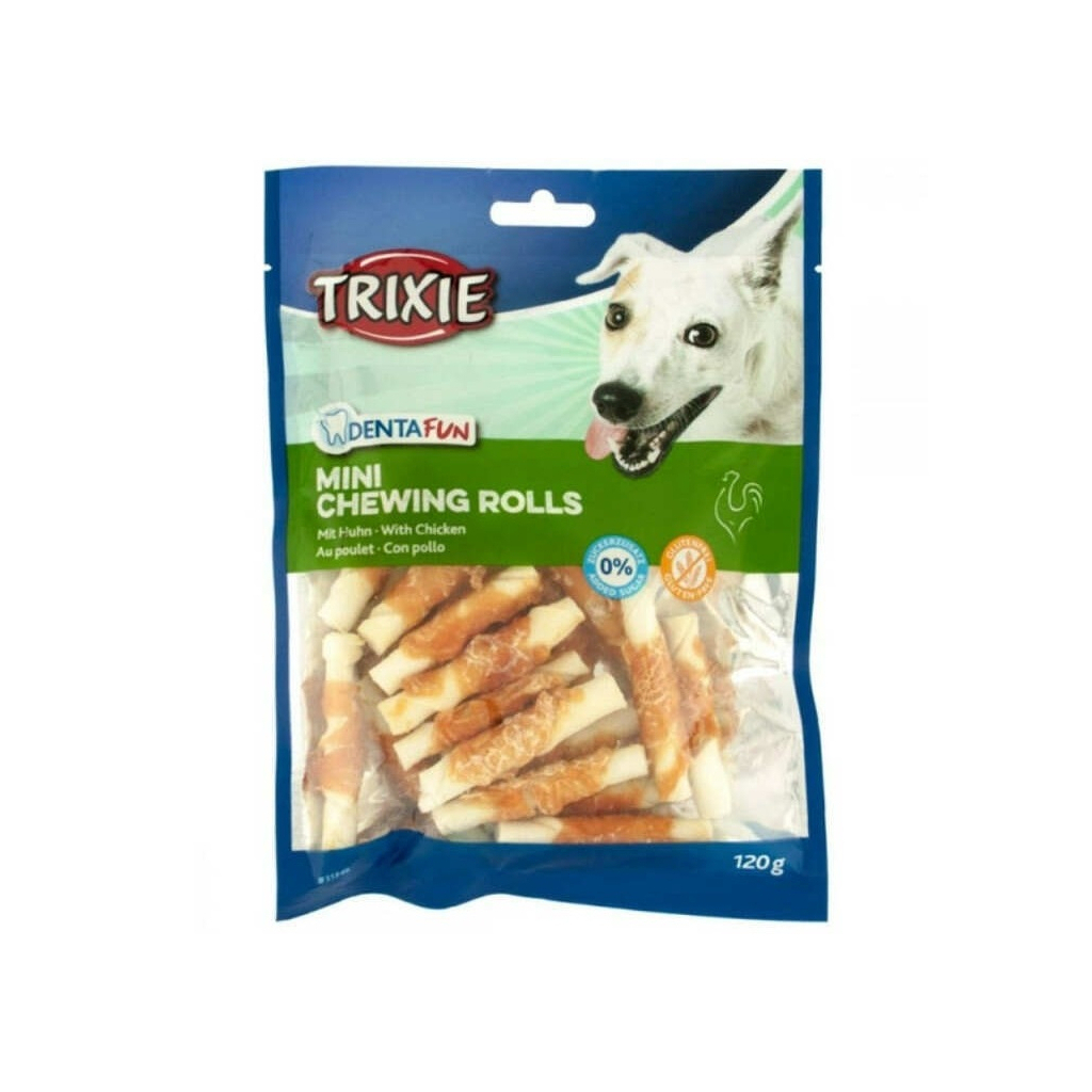 Ласощі для собак Trixie Паличка для чищення зубів Denta Fun 120 г (4011905313467) - зображення 1