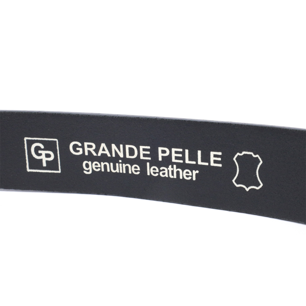 Ремінь Grande Pelle Брючний з натуральної шкіри Чорний (11680) - зображення 6