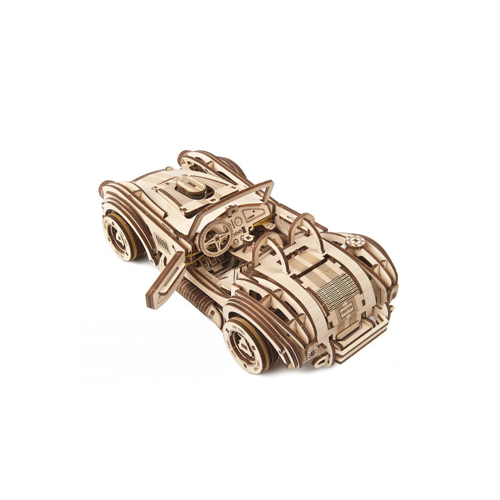 Конструктор Ugears Дрифт Кобра гоночний автомобіль (6337288) - зображення 9