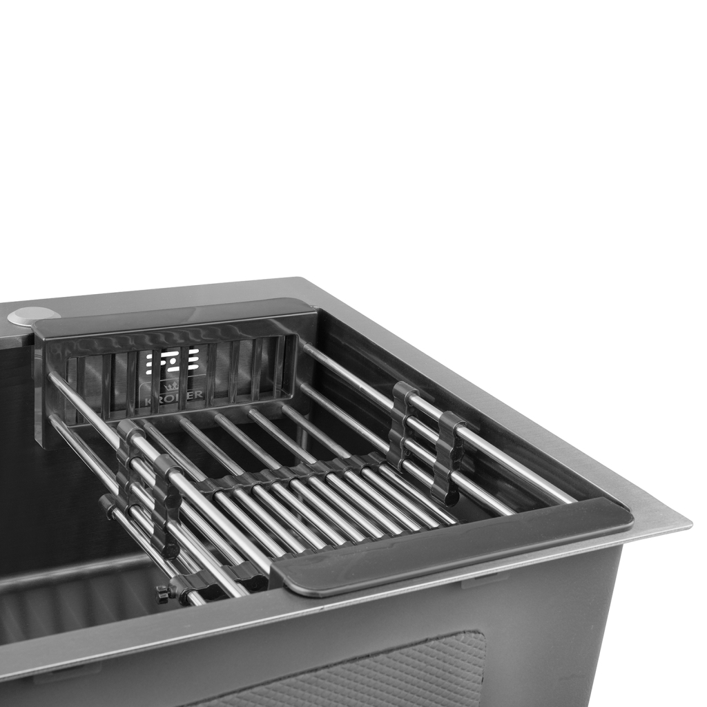 Мийка кухонна Kroner Schwarze-5050HM (CV022793) - зображення 7