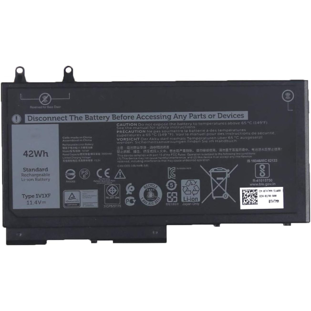 Акумулятор до ноутбука AlSoft Dell Latitude 5400 1V1XF, 42Wh (3500mAh), 3cell, 11.1V, Li-ion (A47940) - зображення 1
