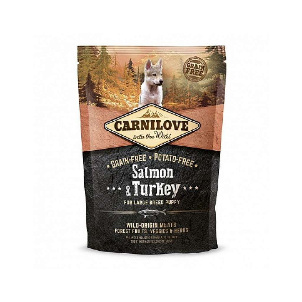 Сухий корм для собак Carnilove Puppy Large Breed Salmon and Turkey 1.5 кг (8595602508853) - зображення 1