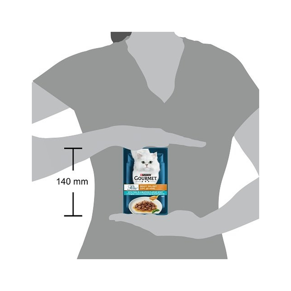 Вологий корм для кішок Purina Gourmet Perle з Тунцем міні філе 85 г (8445291188341) - зображення 3