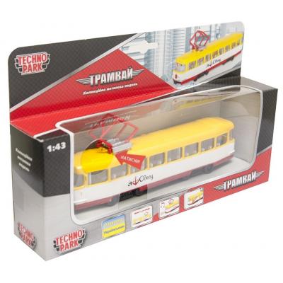 Спецтехніка Технопарк Городской трамвай Одесса свет,звук ,укр.язык (SB-17-16WB-O) - зображення 4