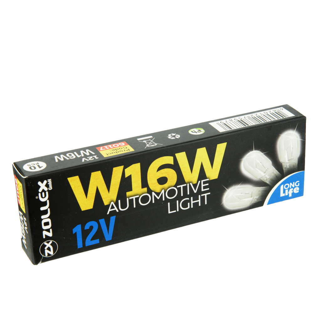 Автолампа Zollex W16W 12V - зображення 2
