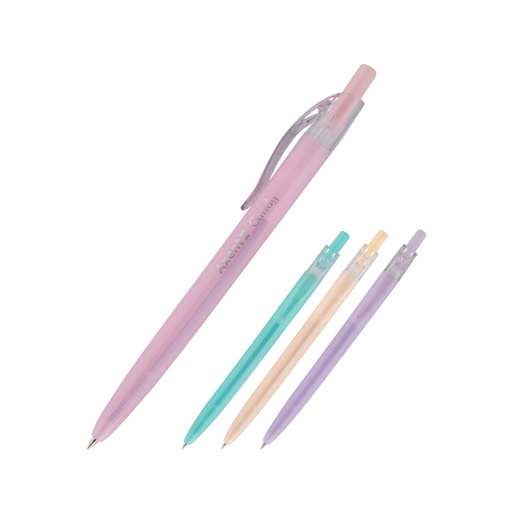 Ручка кулькова Axent Candy автоматична Синя 0.5 мм (AB1084-02-A) - зображення 1